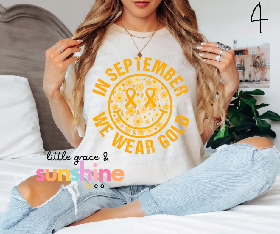 Adult Childhood Cancer Awareness Tees