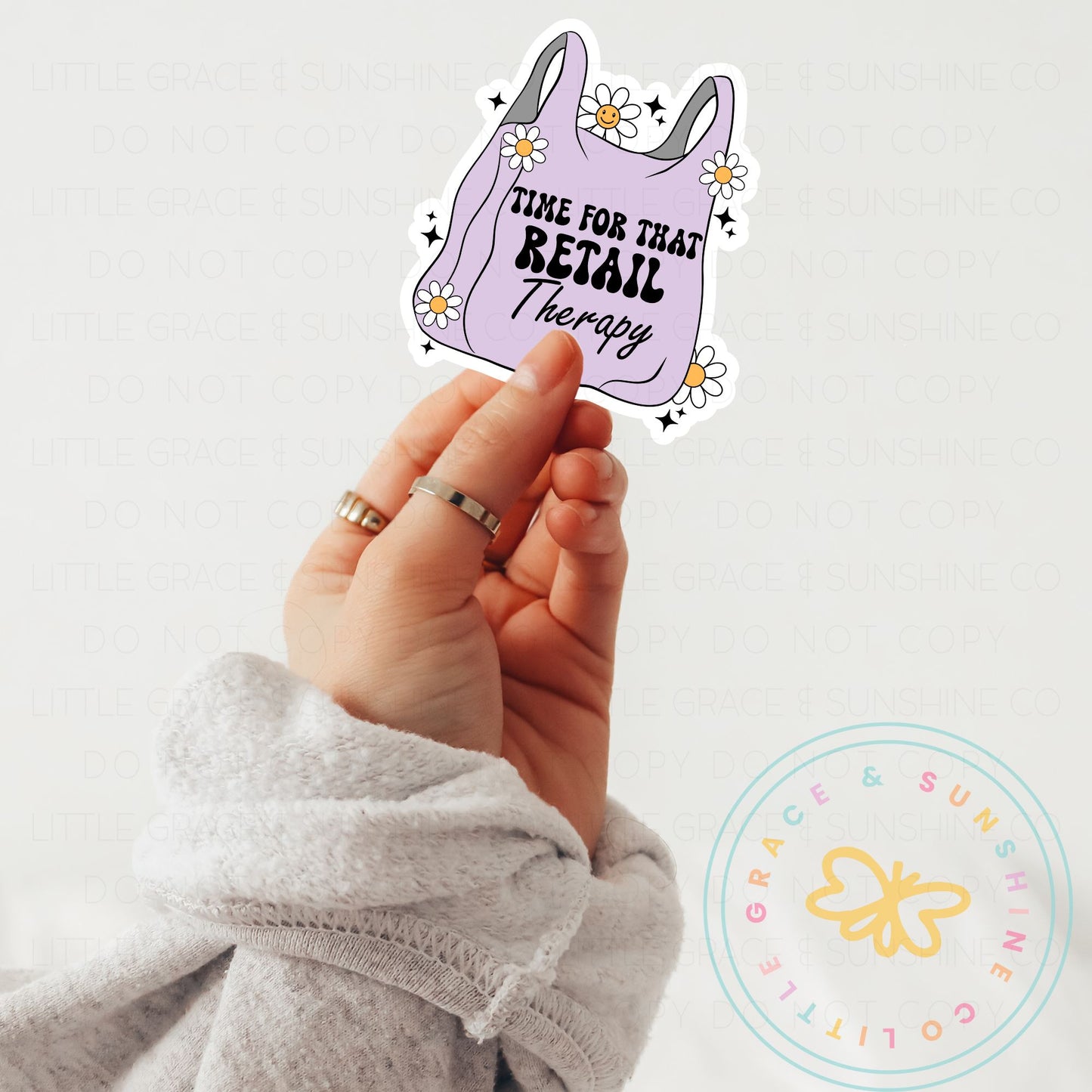 Time For That Retail Therapy sticker