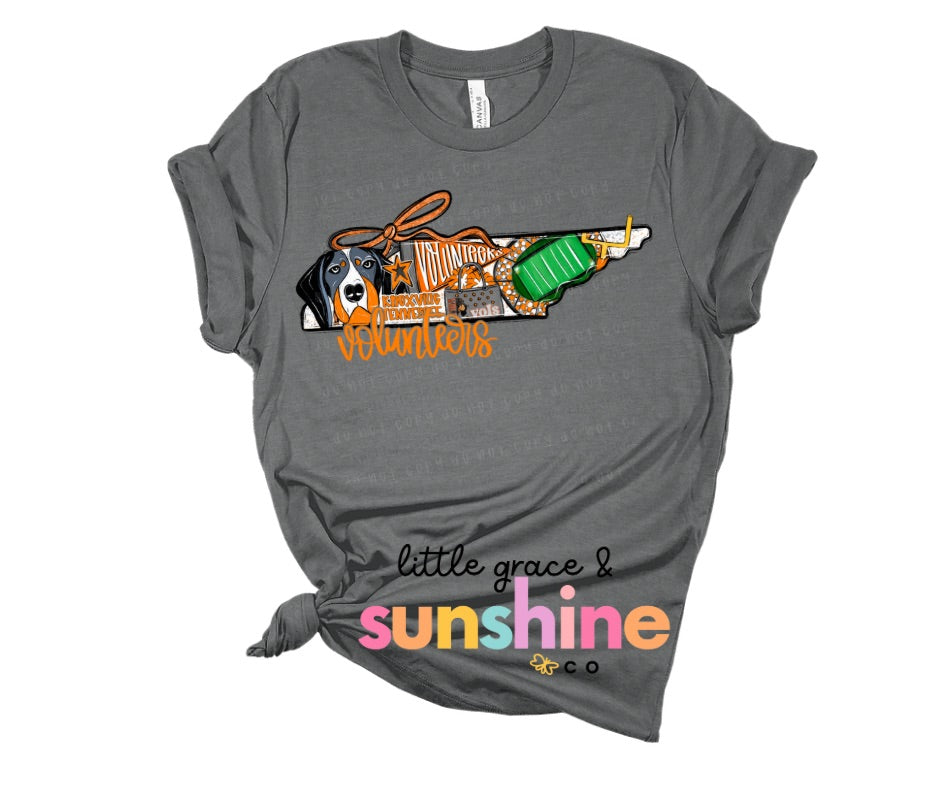 College Hometown Spirit Tee