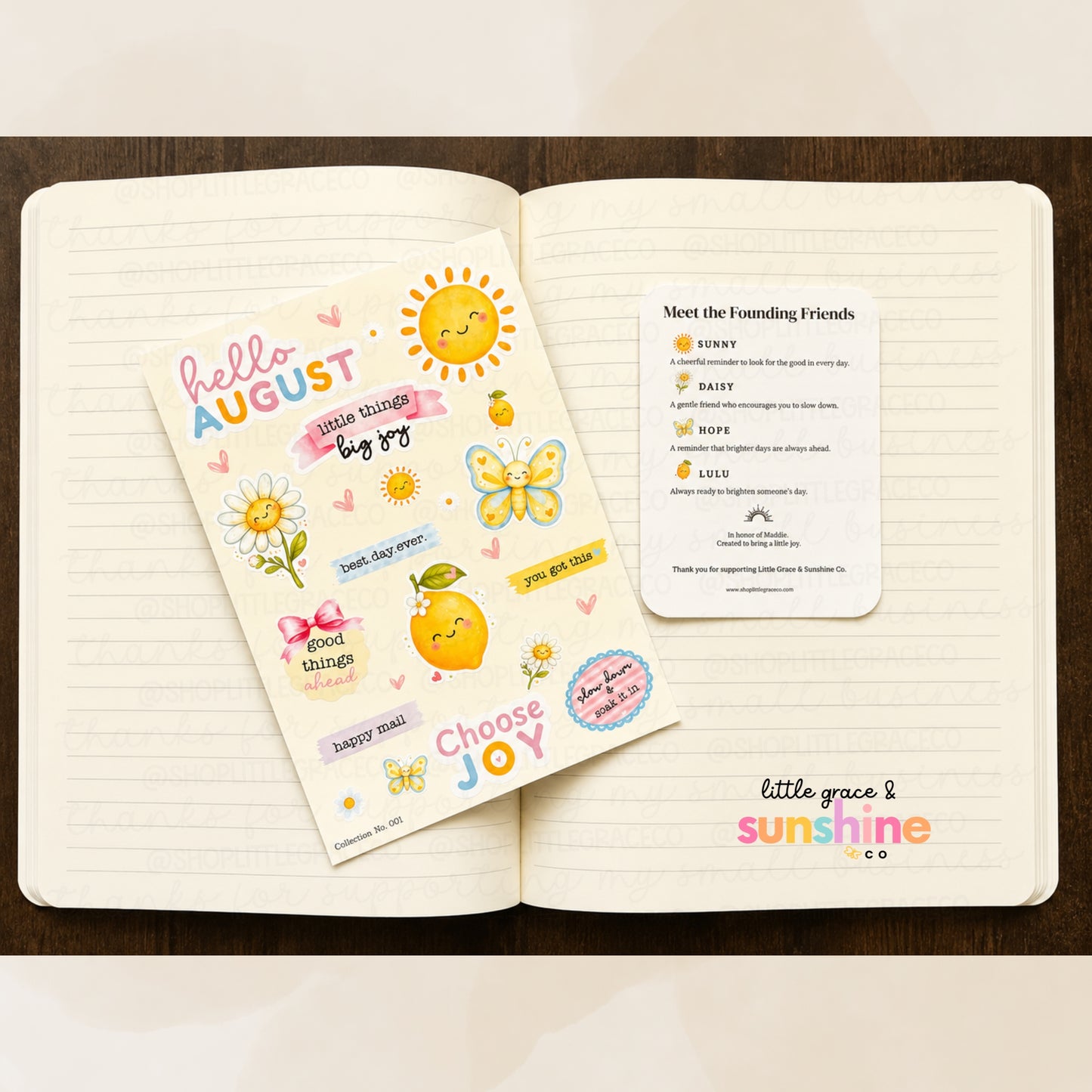 Collection No. 001 | Hello August ☀️