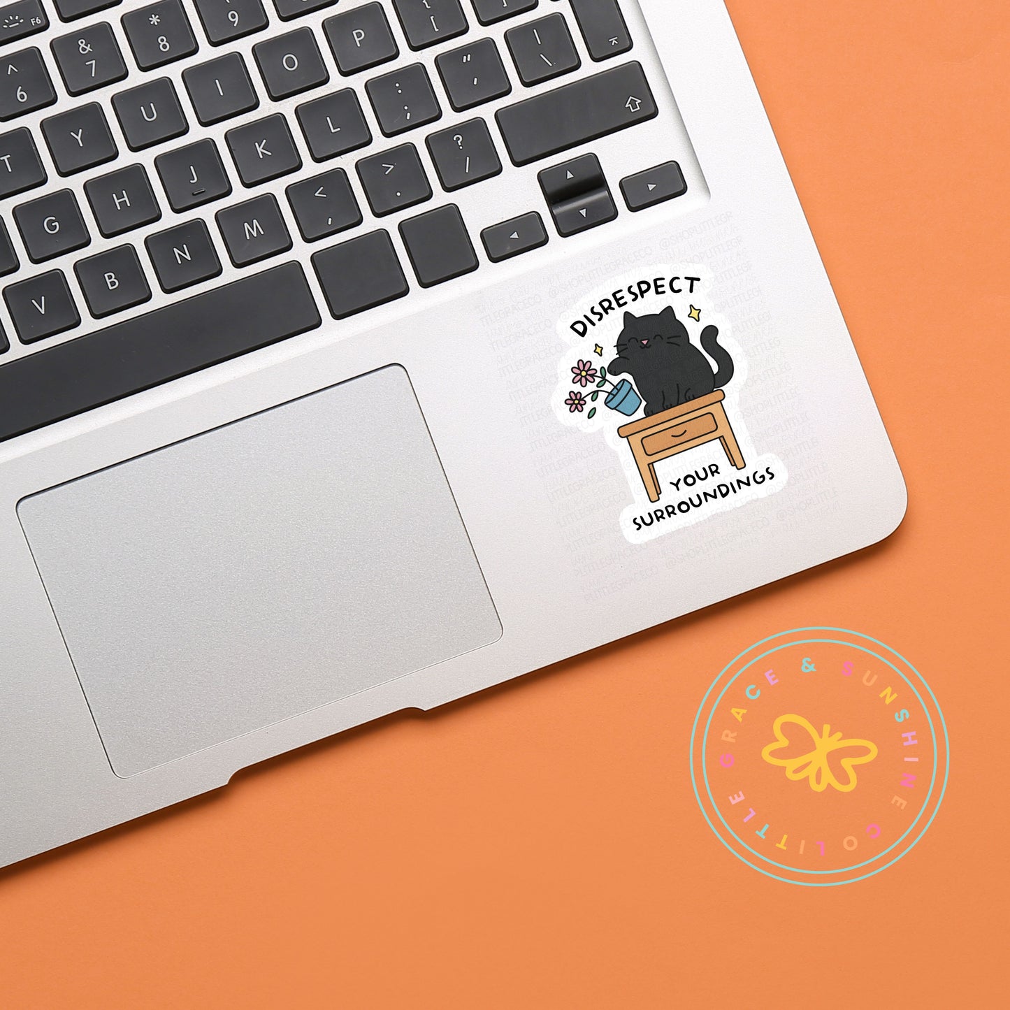 Disrespect Your Surroundings Sticker
