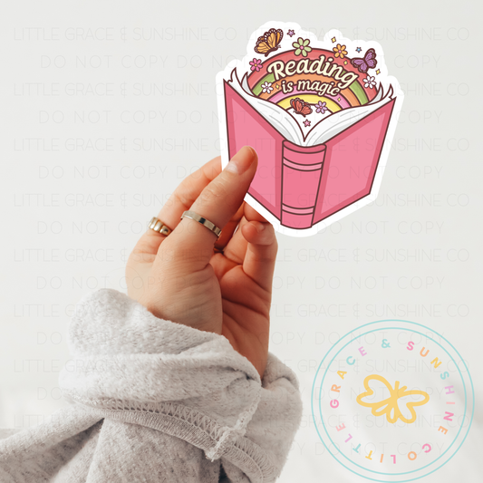 Reading Is Magic Sticker