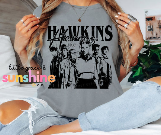 Hawkins Heroes Tee
